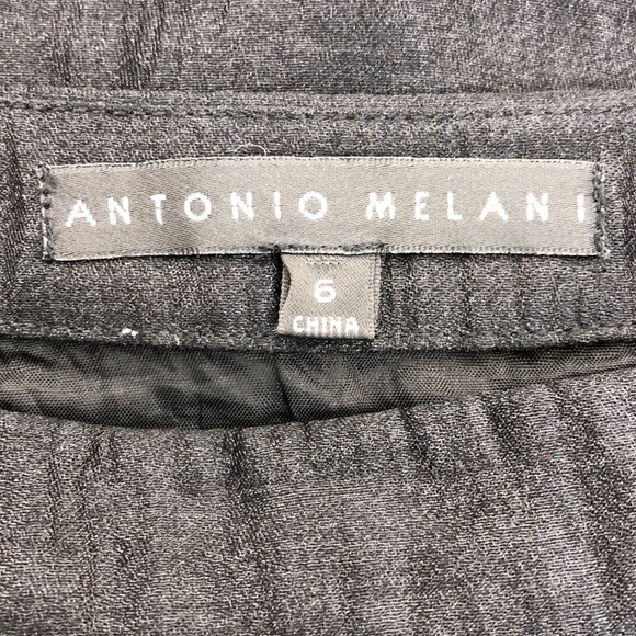 Antonio Melani Black Ruffle Hem Skirt - Picture 4 of 6